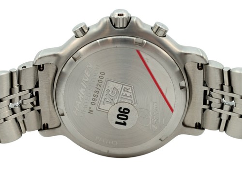 NOS Tag Heuer 41mm Vintage 6000 Series Limited Edition Hakkinen B+P Watch CH1114 - 第 11/11 張圖片