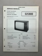 Sanyo 52C800 Original Service Manual Free Shipping