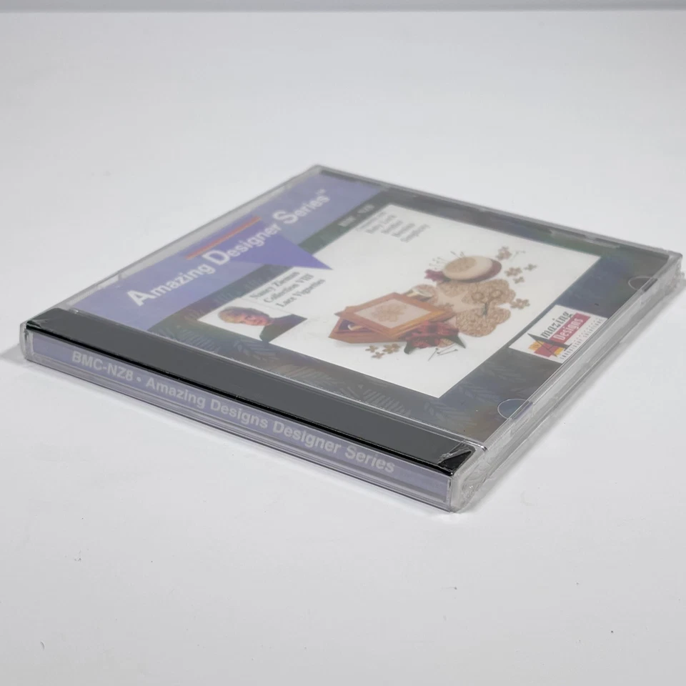 Amazing Designer Series Embroidery Card Lace Vignetes Nancy Zieman BMC-NZ8 - NEW - Image 3 of 3