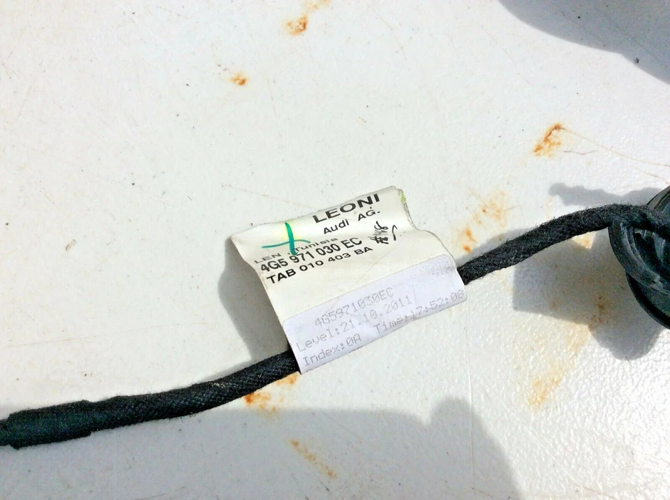 Arnés de cables para puerta delantera derecha Audi A6 Quattro 2012-2013 4G5971030EC OEM Foto 4 de 4