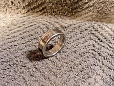 IDAHO State 90 Silver Washington Quarters coin ring 8  2007 