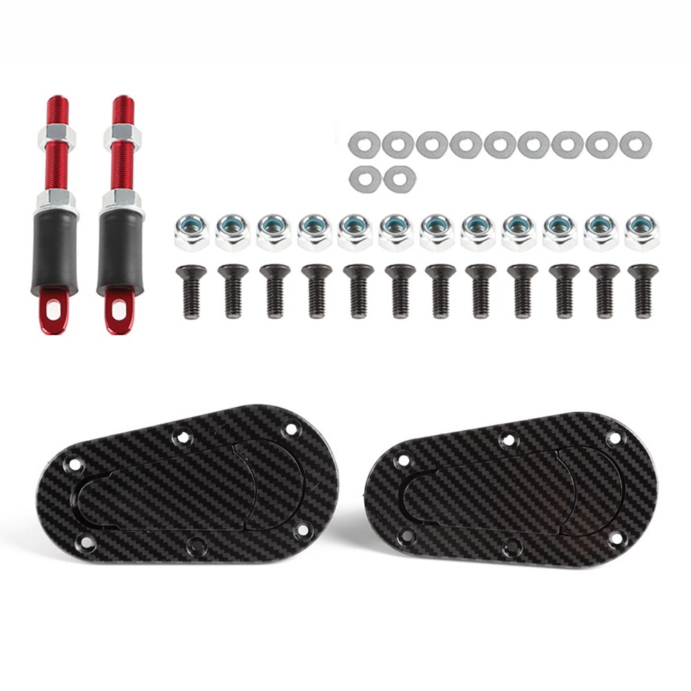 Universal Racing Car Latches Push Button Hood Pin Bonnet Lock Bumper ...