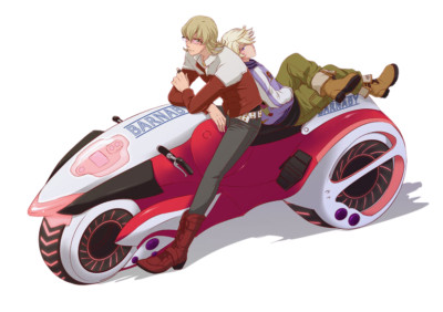 Tiger & Bunny Barnaby Kotetsu Yaoi Weatherproof Anime Sticker 6'' Car Decal T43
