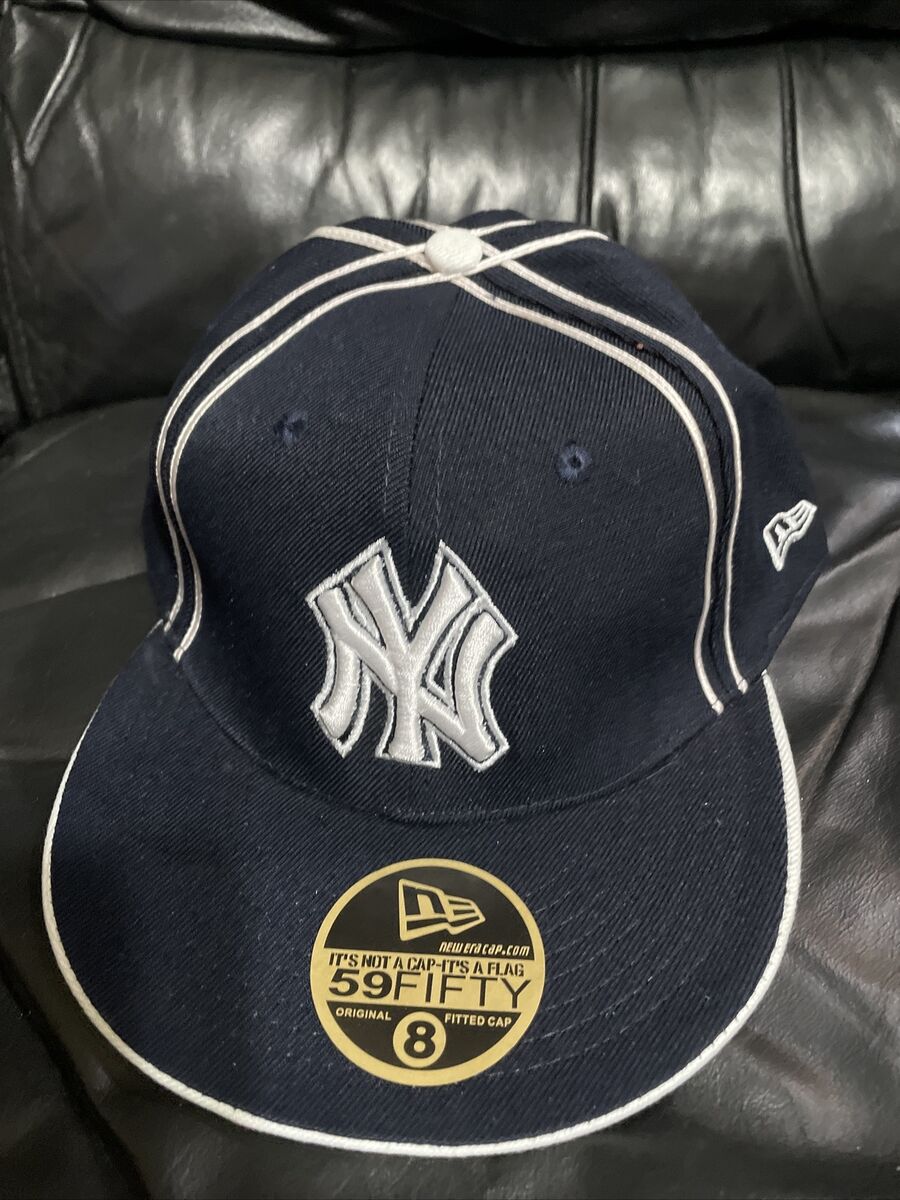 Vintage s New York Yankees New Era Wool Fifty Fitted Hat MLB