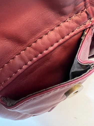 Scarleton Crossbody Bag Purse Handbag Burgundy Deep Red Faux Leather H133 - Picture 9 of 20