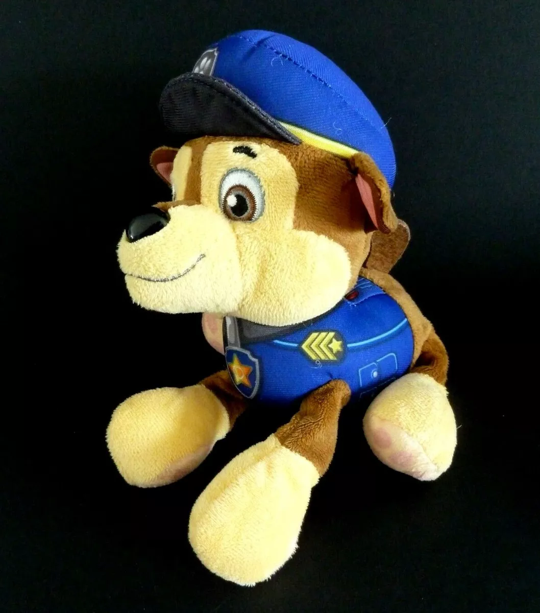 78. DOUDOU PELUCHE NICKELODEON CHIEN CHASE PAW PATROL PAT PATROUILLE 20cm  TBE