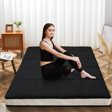 SLSY Futon Mattress, Japanese Floor Mattress Quilted Bed Mattress Topper Mat