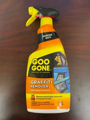 #ad GOO GONE GRAFFITI Aerosol Acrylic Latex Paint REMOVER Surface Safe 24oz Spray $24.95