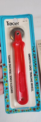 Vintage 1970s Smooth Edge Tracing VTG Wheel Tracer NOS Deadstock