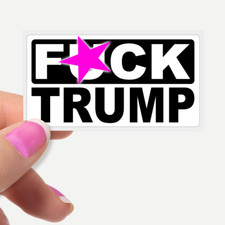 "F K TRUMP" Funny Political Statement Bulk Stickers FDT Trump Lost Get Over It