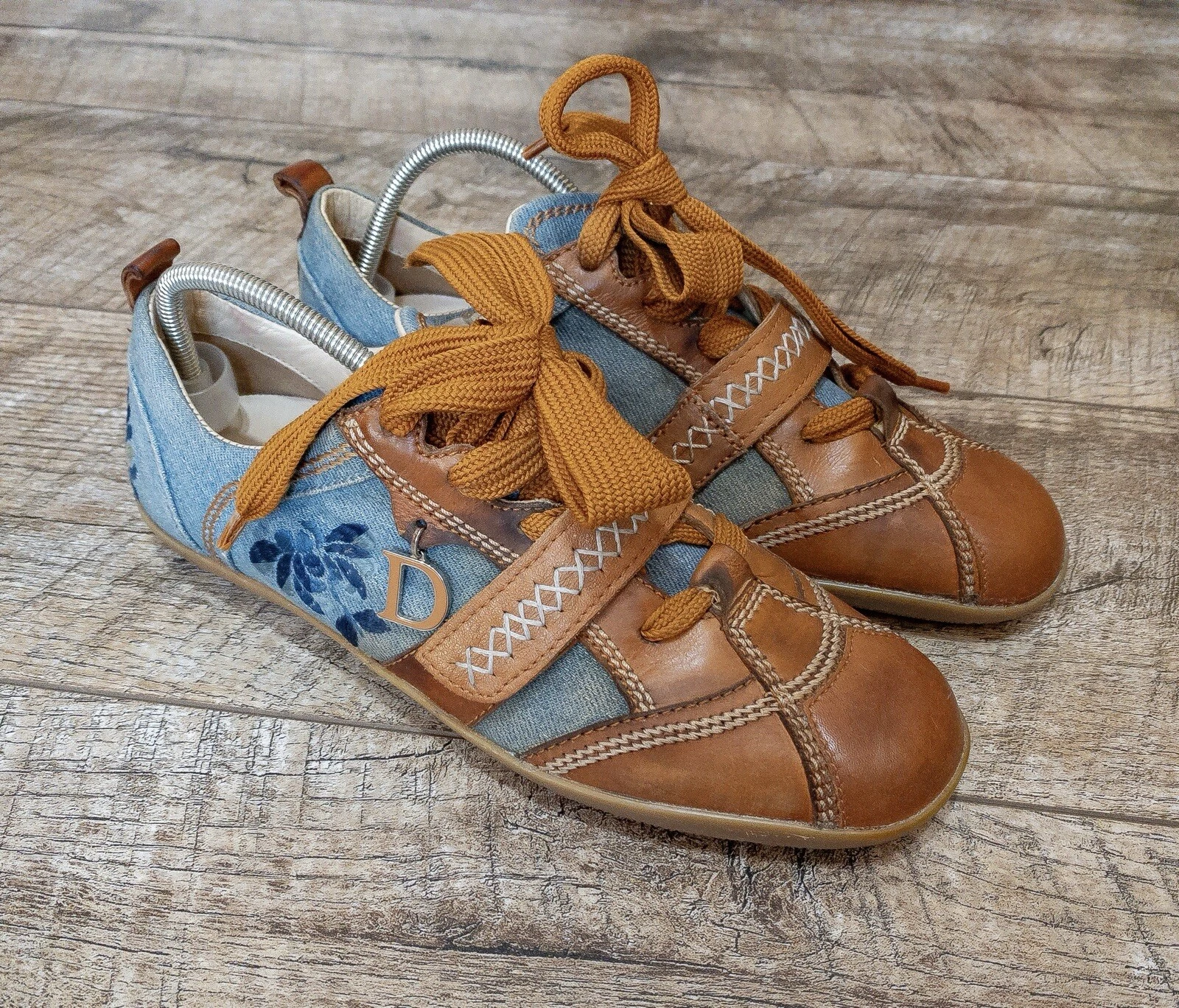 Baskets Christian Dior vintage femme pointure 39 jeans denim baskets ME 05 05