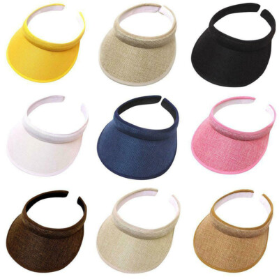 Visor Breite Krempe Hut Sonnenhut Steckvisor Sport Golf Cap Sonnenblende