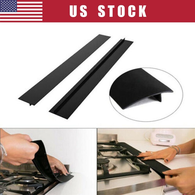 Kitchen Stove Counter Gap Silicone Cover Filler Strip Oven Guard Seal Slit 3PCS eBay