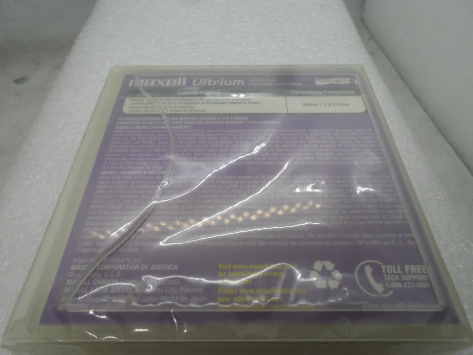 NEW Maxell LTO1/2/3/4/5/6/7/8 Ultrium Cleaning Tape Cartridge for HP IBM Dell - Image 4 of 4