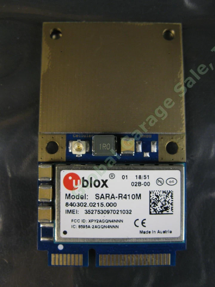 10 Reyax LTE M1 NB1 IoT Mini PCIe Ublox SARA-R410M 4G Micro SIM Card Transceiver - Image 2 of 3