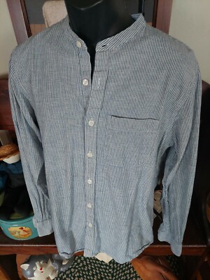 ABERCROMBIE \u0026 FITCH HENLEY COLLAR SHIRT 