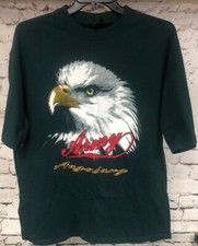 Soffe’s Made In USA Vintage Army T-shirt Augsburg Eagle Sz XL