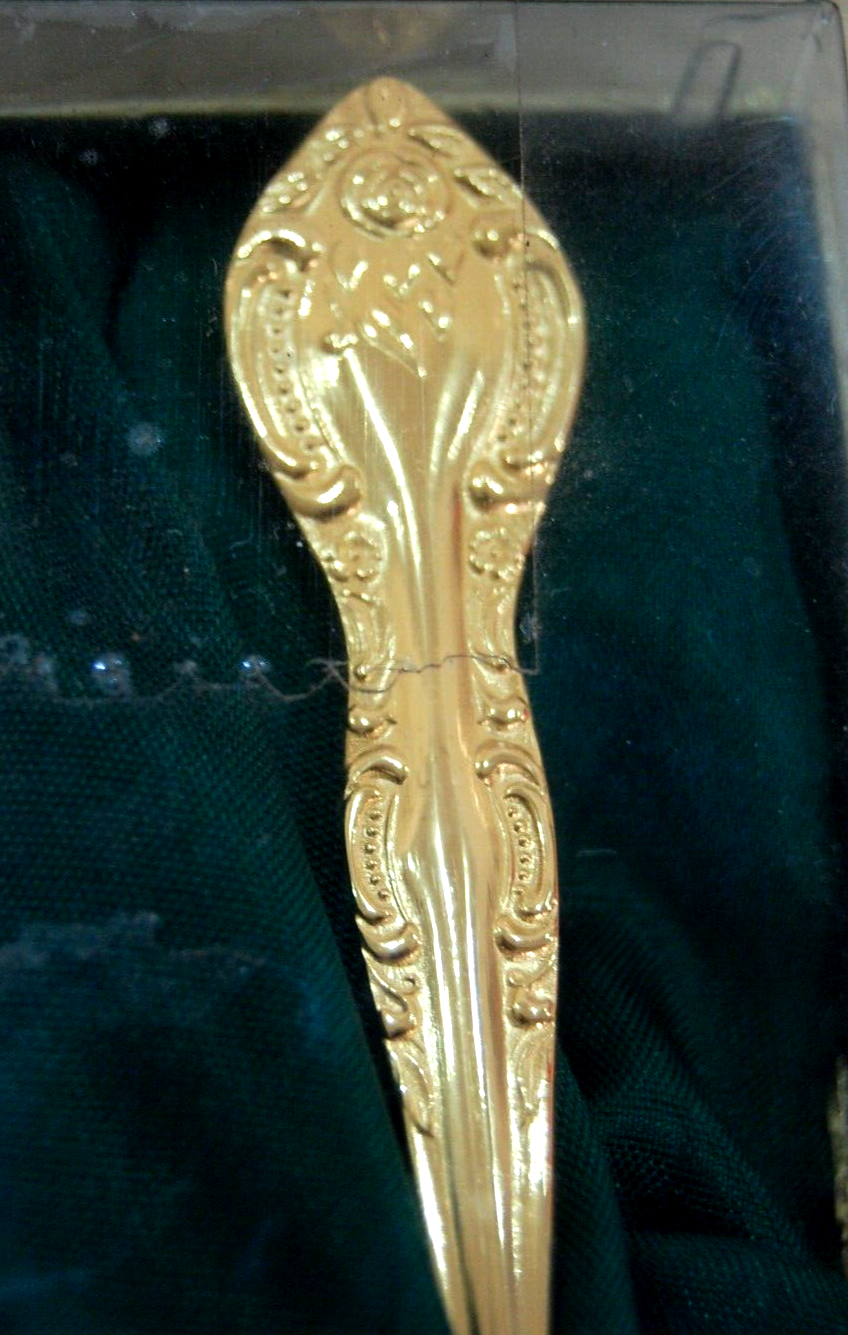 NEW RODD 24ct Gold plated Spoons & Cake Forks eBay