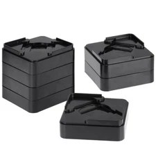 Healifty Furniture Risers for Carpet and Hardwood Floors - Heavy Duty Gliders