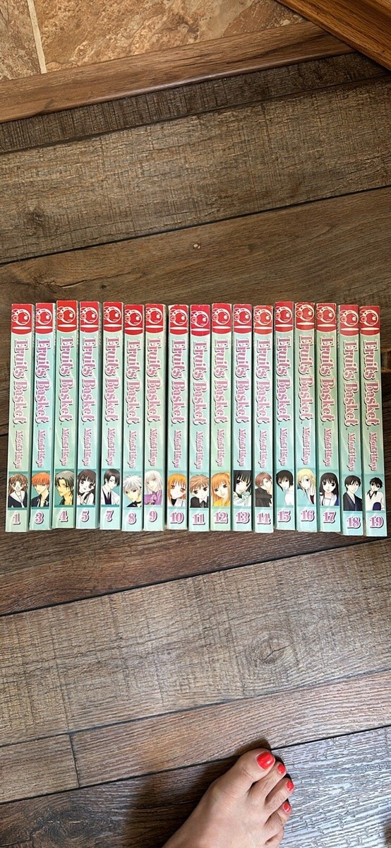 Fruits Basket English Manga Volumes 1, 2-5, 7-19 Natsuku Takaya