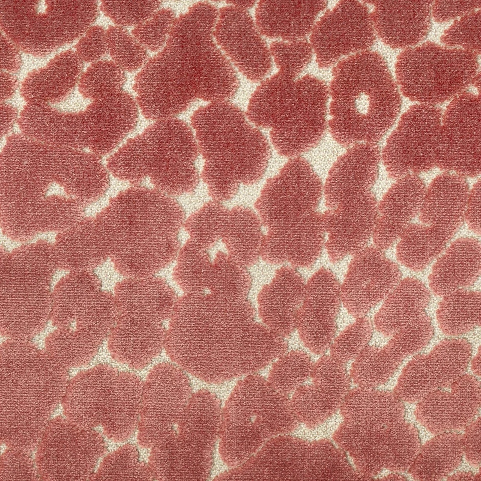 Tela de terciopelo con corte de leopardo piel animal coco RM - rugido / flamenco 5,75 yardas Foto 2 de 4