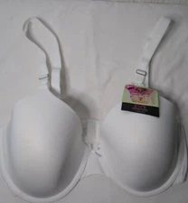 Maidenform One Fab Fit Demi T-shirt Bra Size 38DD White Underwire New 05701