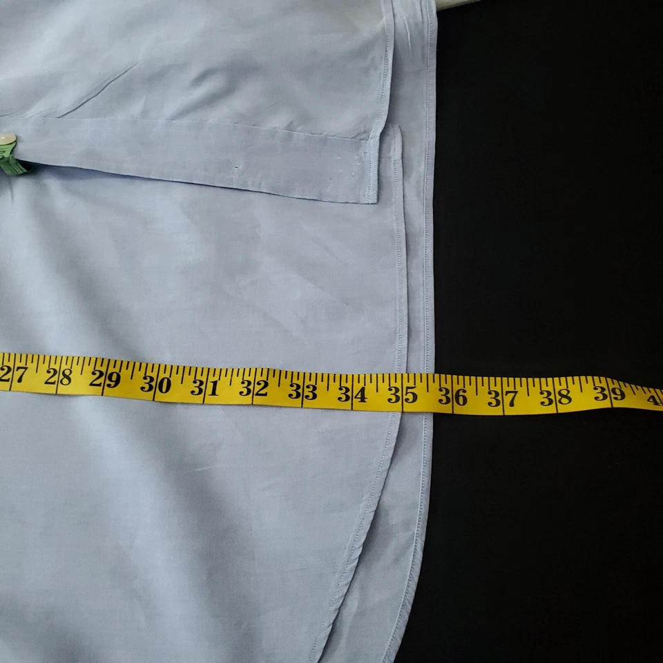 Camisa de Vestir Paul Fredrick Para Hombre Talla 19-36 Años 80 Dos Capas Algodón Pinpoint Oxford Foto 4 de 4