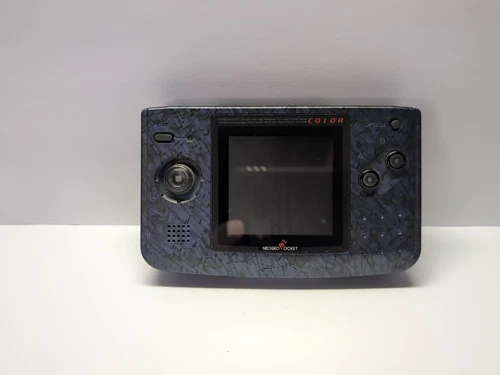SNK Neo Geo Pocket Color Console STONE BLUE Handheld System USA VGC NICE! FAST