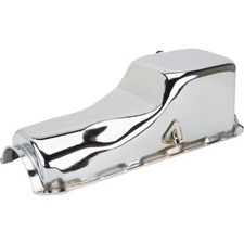 1965-1990 Big Block Chevy Chrome Replacement Oil Pan 396 454 5qt Camaro Chevelle