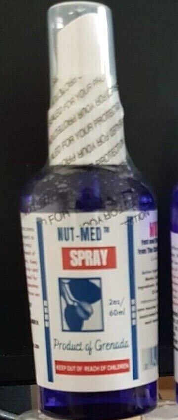 100% PURE Grenada Nut-med Spray, Natural Pain Relief.