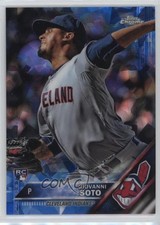 2016 Topps Box Set Chrome Sapphire Edition /250 Giovanni Soto #692 0j53