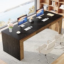 200CM Extra Long Computer Desk, 2 Person Wooden Writing Table for Home Office — image 1