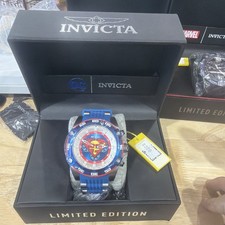 INVICTA 29121 *DC SUPERMAN LTD/4K* 52mm Blue/...