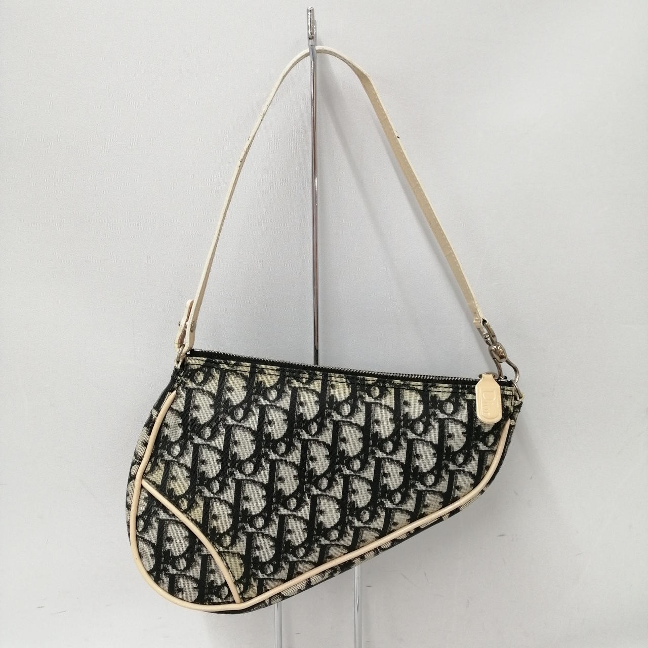 Christian Dior Saddle Bag in Burnt PVC Leather