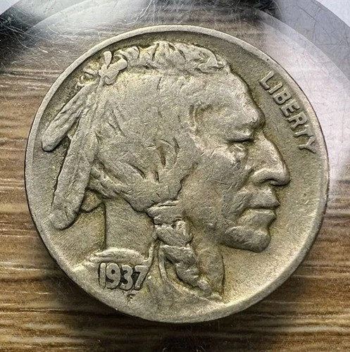 1937-S Buffalo Nickel - Actual Coin Shown - Free Shipping & Tracking INV#124