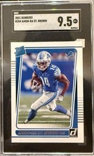 2021 Panini Donruss - Rated Rookie Amon-Ra St. Brown #284 (RC)