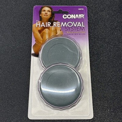 NOS CONAIR Hair Removal System Replacement Pads HBRP08-320 for Model HB1  Sealed