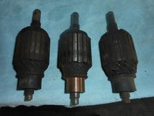 Three Model T Generator Armatures 1919-1927 For Rewinding