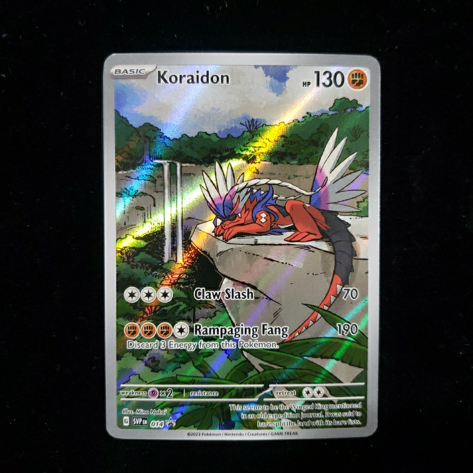 Pokémon Koraidon SVP 014 Scarlet & Violet ETB Holo Promo NM