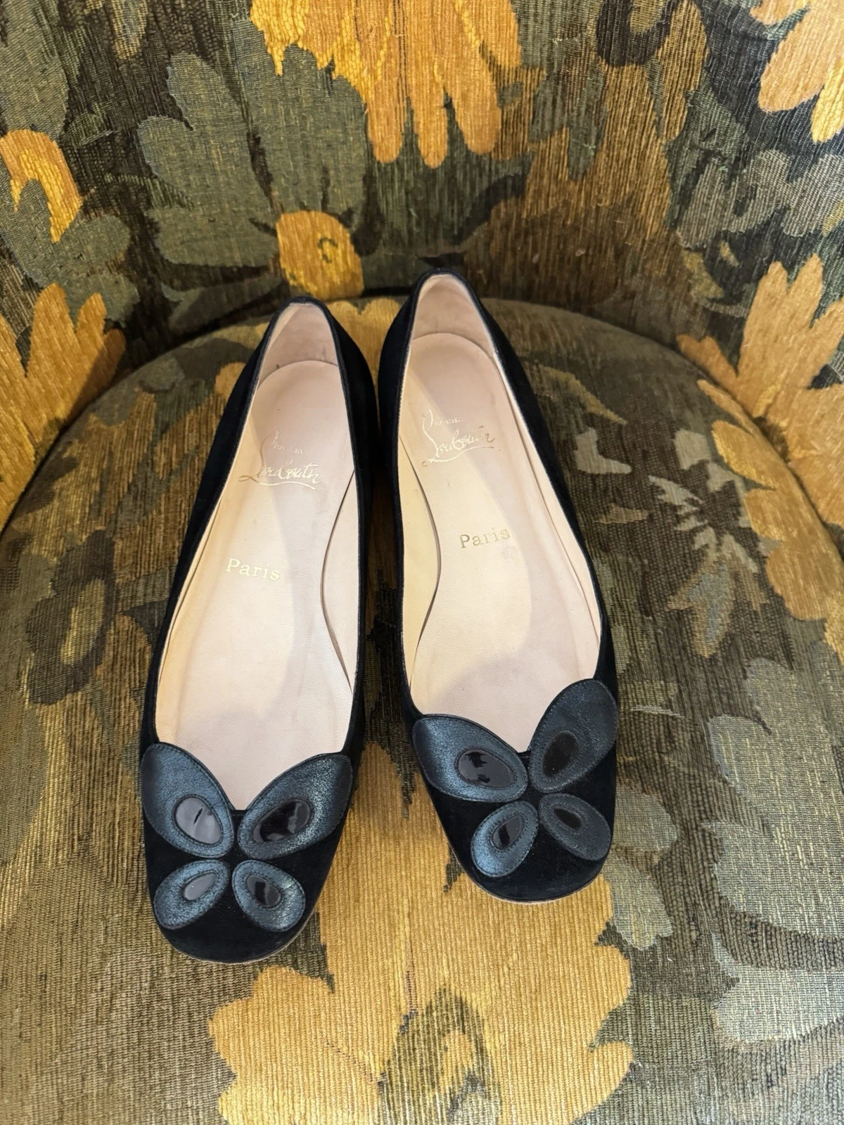 Christian Louboutin — Christian Louboutin Butterfly Ballerina Flats, 8.5, Italy