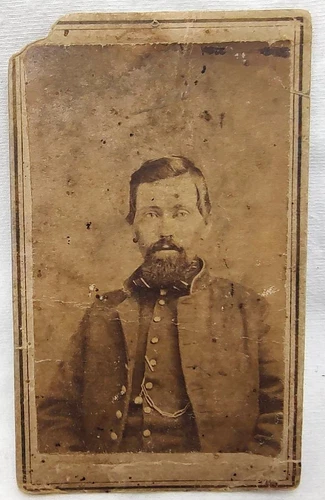 1860's Union Army Soldier CDV Photo w/ Revenue Stamp