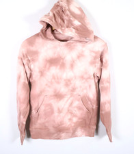 Lululemon Hoodie Women's 2 Dark Pink Tie Dye Sweatshirt All Yours French Terry