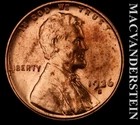 1936-S Lincoln Wheat Cent - Choice Gem Brilliant Uncirculated  Lustrous  #L5046