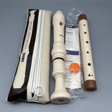 Yamaha Alto Recorder Baroque Japan Model w/ Case  Manuals 3  Piece Instrument
