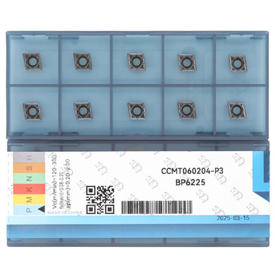 CNC Carbide Inserts CCMT21.51 Ccmt 060204 for Steel Lathe Turning Tool, Tin Coat