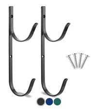 Pool Pole Hanger - 2 Pack, Pool Equipment Hooks for Poles and Hose, Accessories