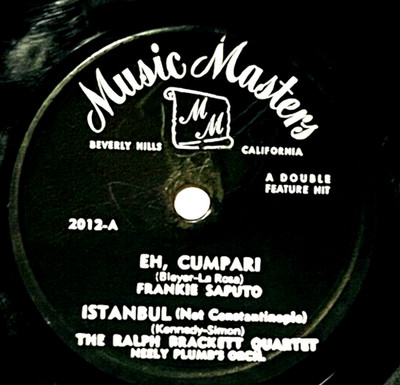 Rudy Wissler - Larry Roberts - Frankie Saputo - Neely Plumb's Orchestra 10''
