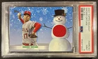 2021 Topps Holiday Shohei Ohtani Relic Patch Los Angeles Angels Baseball PSA 9