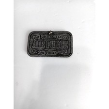 Vintage 2003 US Air Force Belt Buckle Made in USA Military Song Lyrics BBUSAF