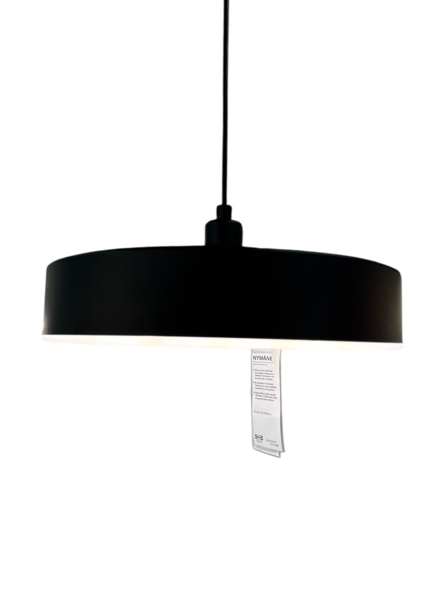 New IKEA NYMANE LED Pendant Lamp Anthracite 38 cm (15 